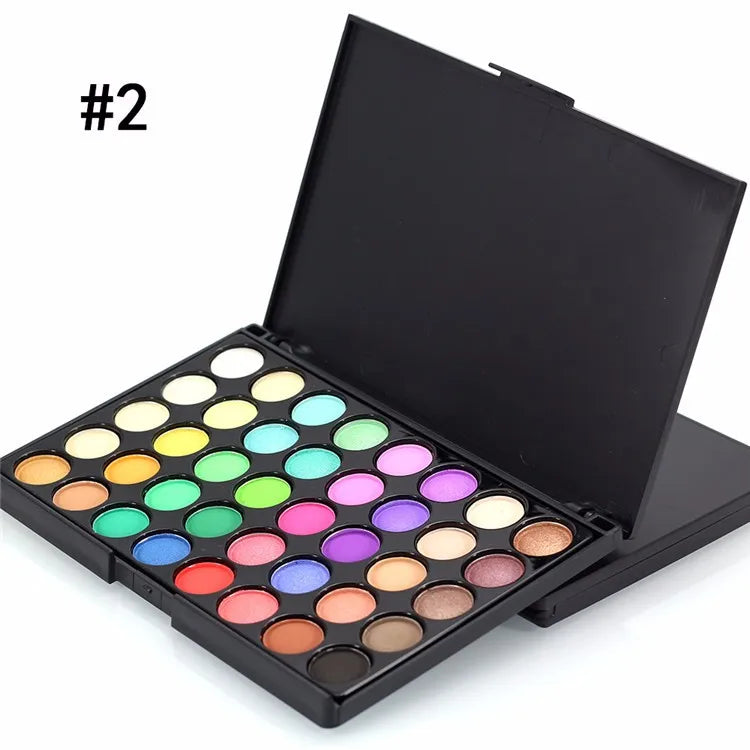 Popfeel Brand 123 Color Eye Shadow Pearlescent Matt Eye Shadow Blush Foundation Eye Shadow Makeup Pan Makeup