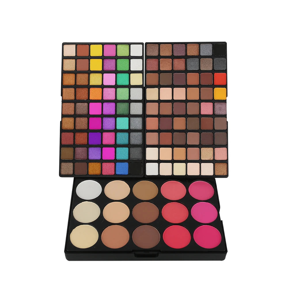 Popfeel Brand 123 Color Eye Shadow Pearlescent Matt Eye Shadow Blush Foundation Eye Shadow Makeup Pan Makeup