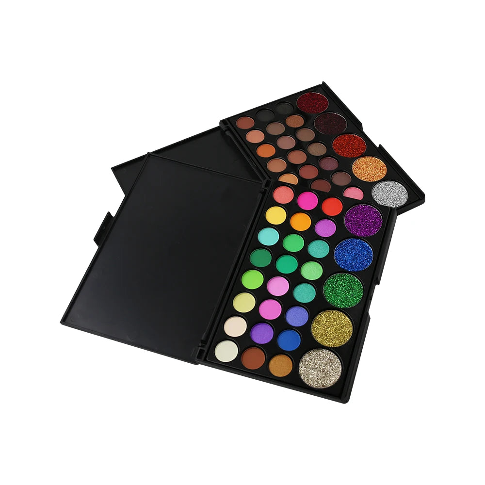 Popfeel Brand 123 Color Eye Shadow Pearlescent Matt Eye Shadow Blush Foundation Eye Shadow Makeup Pan Makeup