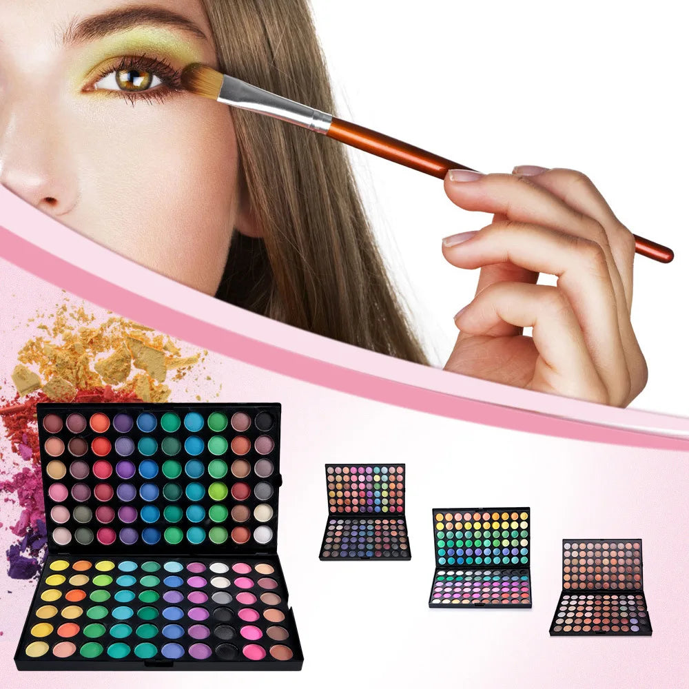 Makeup Set Kit 120 Color Eye Makeup Waterproof Make up Nude Eye Shadow Palette Glitter Matte Pigmented Powder Pressed Eyeshadow
