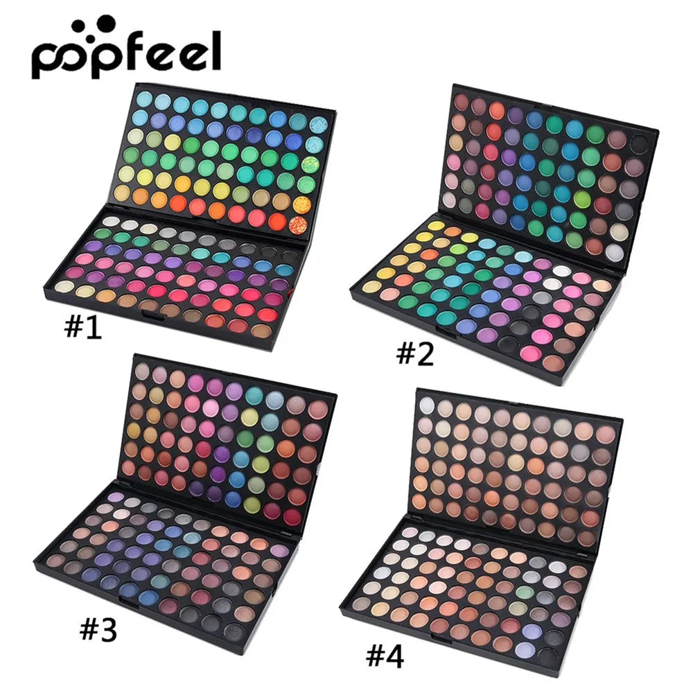 Makeup Set Kit 120 Color Eye Makeup Waterproof Make up Nude Eye Shadow Palette Glitter Matte Pigmented Powder Pressed Eyeshadow