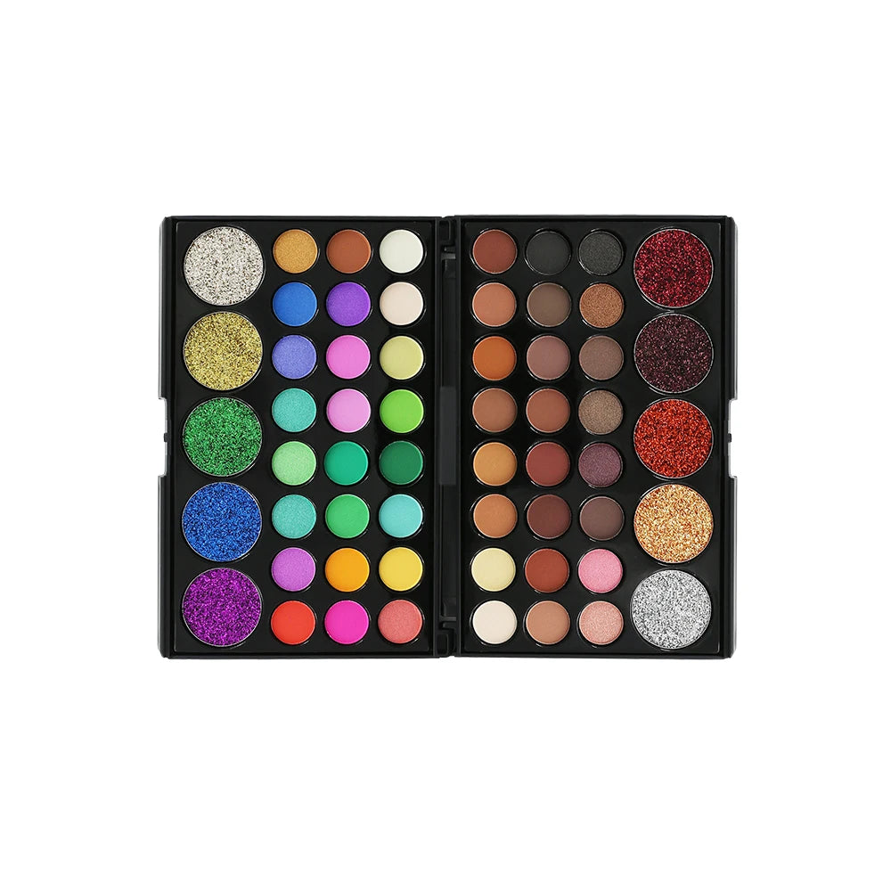 Popfeel Brand 123 Color Eye Shadow Pearlescent Matt Eye Shadow Blush Foundation Eye Shadow Makeup Pan Makeup