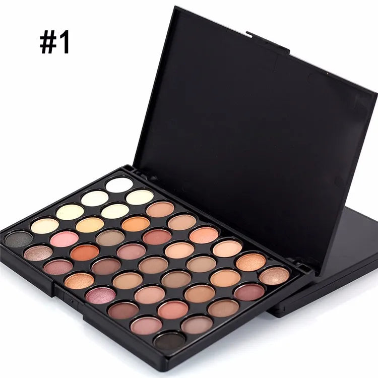 Popfeel Brand 123 Color Eye Shadow Pearlescent Matt Eye Shadow Blush Foundation Eye Shadow Makeup Pan Makeup