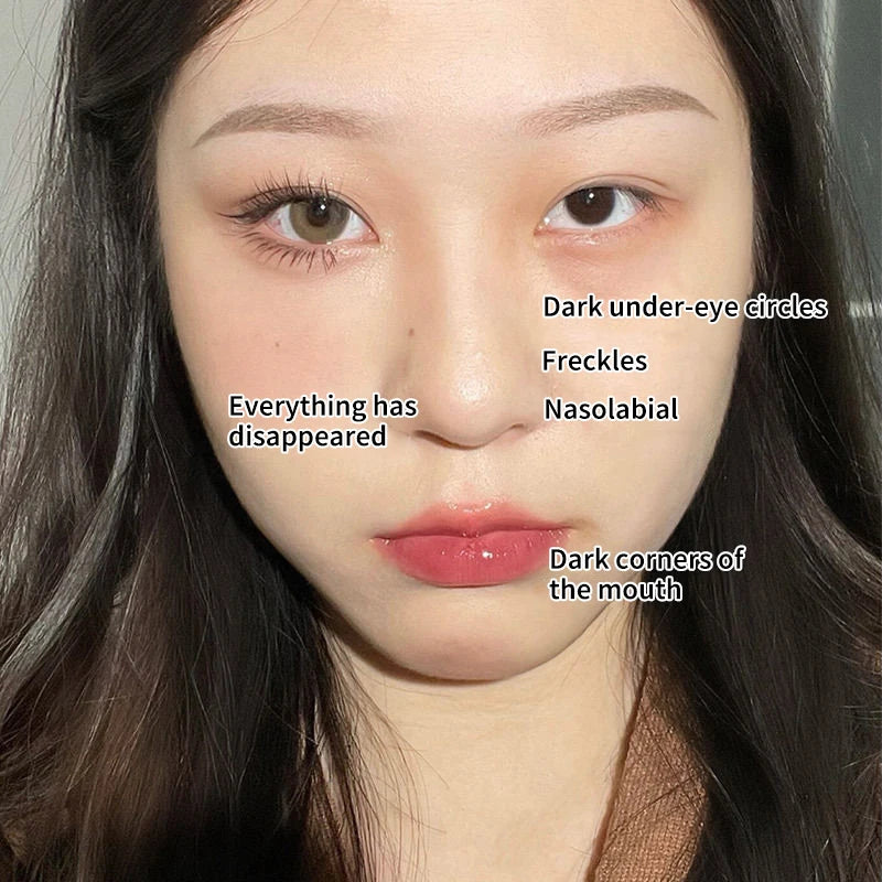 3 Colors Brand Foundation Concealer for Dark Circles,Tears,Freckles,Acne,Pigmentation blemishes Waterproof Full Coverage Makeup