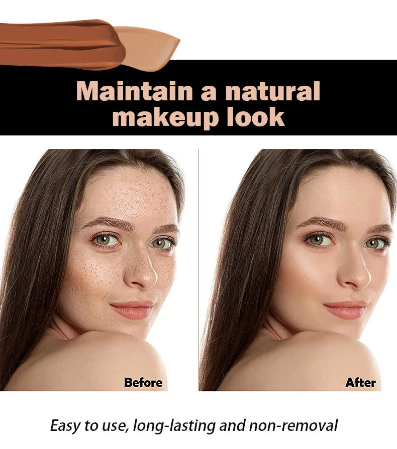 Waterproof Matte Face Liquid Foundation 30ml Full Coverage Whitening Face Concealer Makeup Base Cream Cosmetics for Women