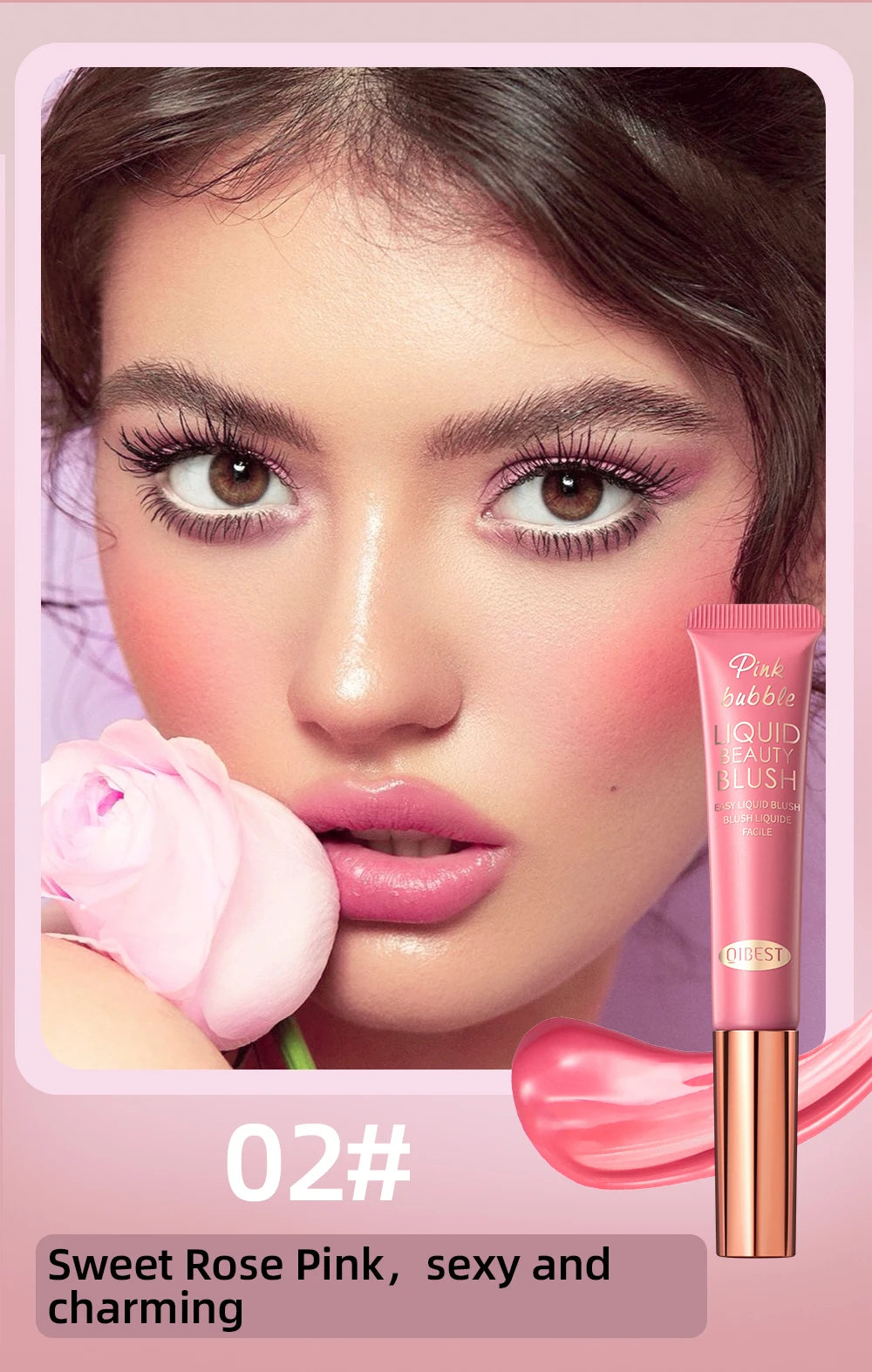 Makeup Multi-use Contour Blush Stick Brighten Cheek Cosmetic Soft Smooth Face Liquid Blusher Natural Bronzers Highlighters Tint