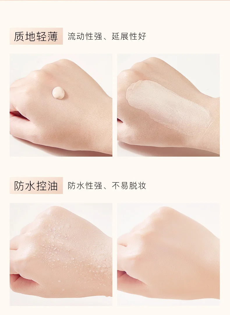 NOVO Professional new liquid foundation concealer cream 2 in 1 face base korean lasting makep 30ml private label