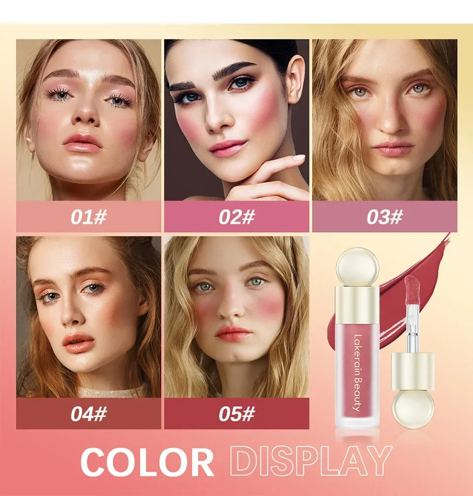 Liquid Blush Velvet Matte Eyeshadow Facial pigment Lasting Powder Fender Beautiful Natural Cream Orange Peach Rare Blush Makeups
