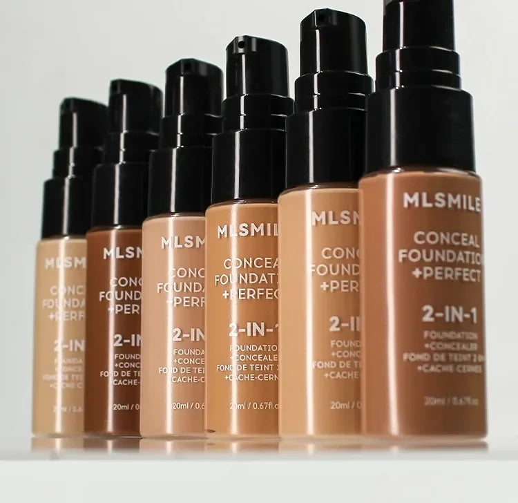 Waterproof Face Foundation Cream Oil-Control Matte BBCream Lasting Liquid Concealer Full Coverage Matte Base Face Makeup Women
