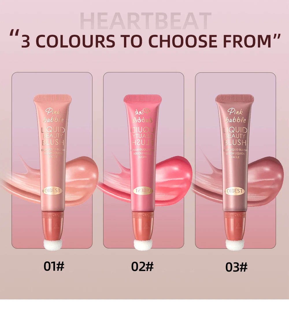 Makeup Multi-use Contour Blush Stick Brighten Cheek Cosmetic Soft Smooth Face Liquid Blusher Natural Bronzers Highlighters Tint