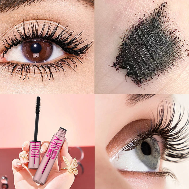 Waterproof Lengthening Eyelashes Mascara Long Lasting Makeup Silky Lash Eye Black Extension Smudge-proof Eye Korean Cosmetic