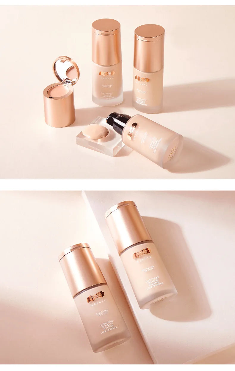 NOVO Professional new liquid foundation concealer cream 2 in 1 face base korean lasting makep 30ml private label