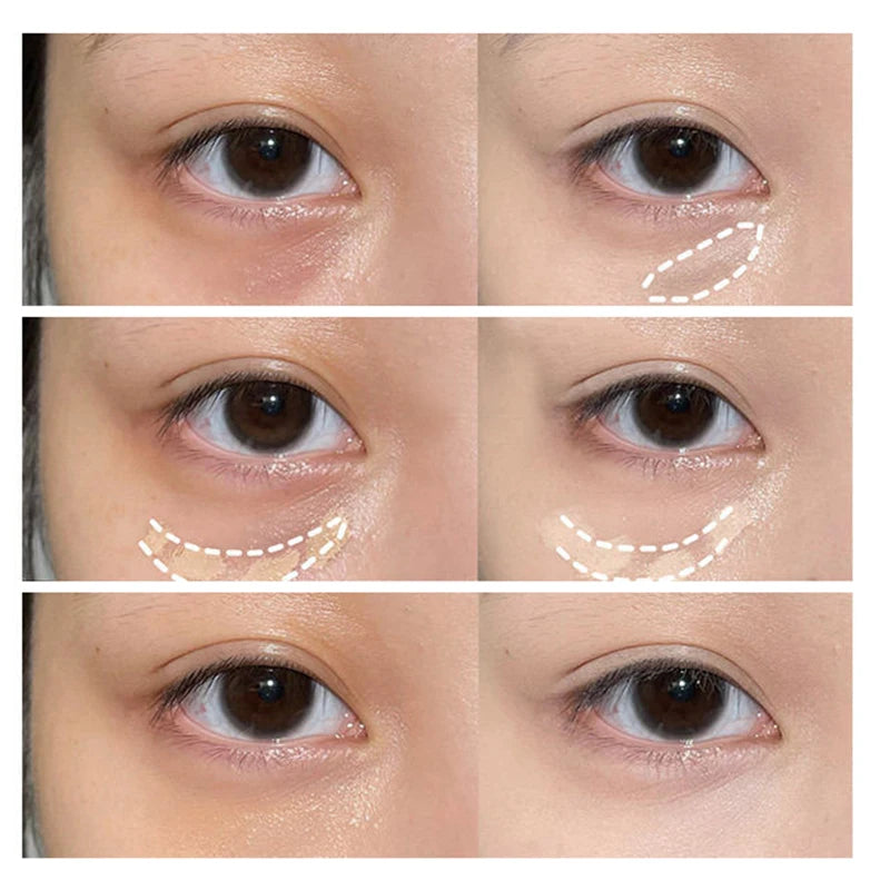 3 Colors Brand Foundation Concealer for Dark Circles,Tears,Freckles,Acne,Pigmentation blemishes Waterproof Full Coverage Makeup