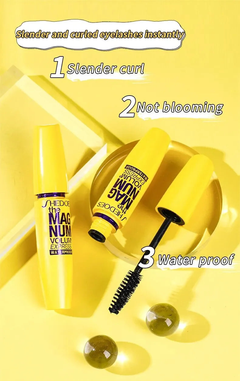 3D Mascara Eyelash Black Professional Eyelash Brush Long Lasting Natural Waterproof Curl Thick Lengthen Eye Makeup Cosmetics