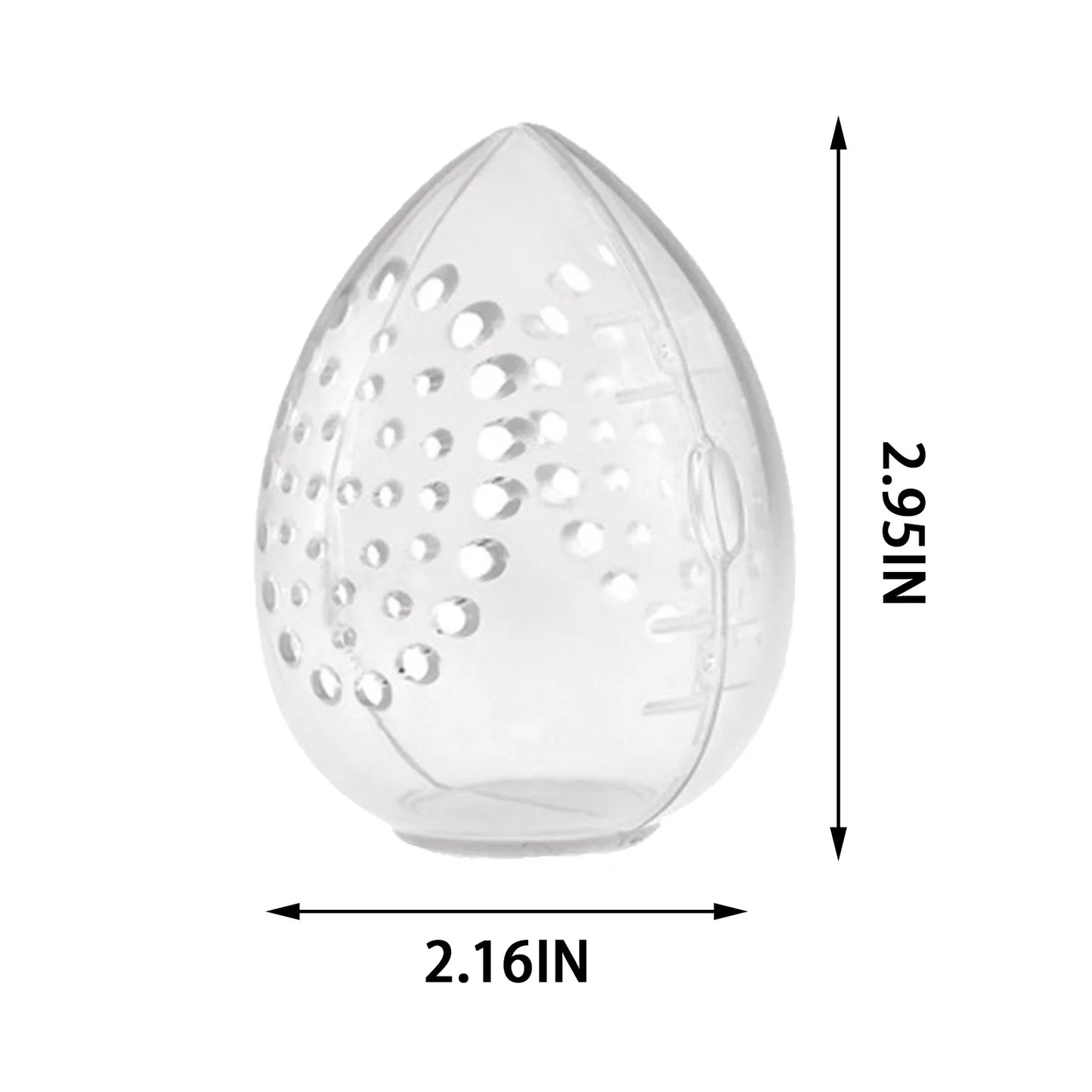 Purple Soft Silicone Cosmetic Blender Sponge Box Holder Beauty Powder Puff Blender Holder Sponge Makeup Egg Drying Case Portable