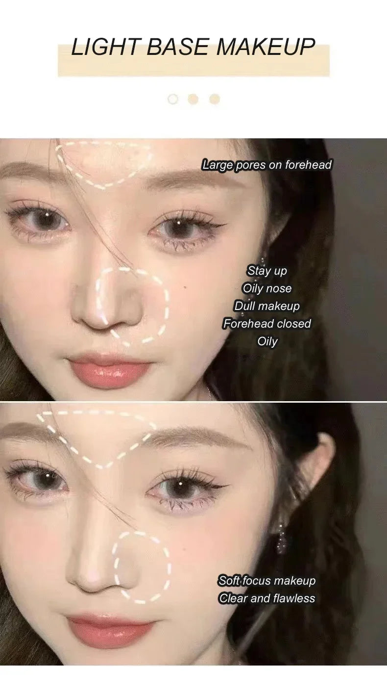 Pressed Powder White Brighten Transparent Oil Control Concealer Lasting Natural Face Makeup Setting Powder Waterproof Cosmetic