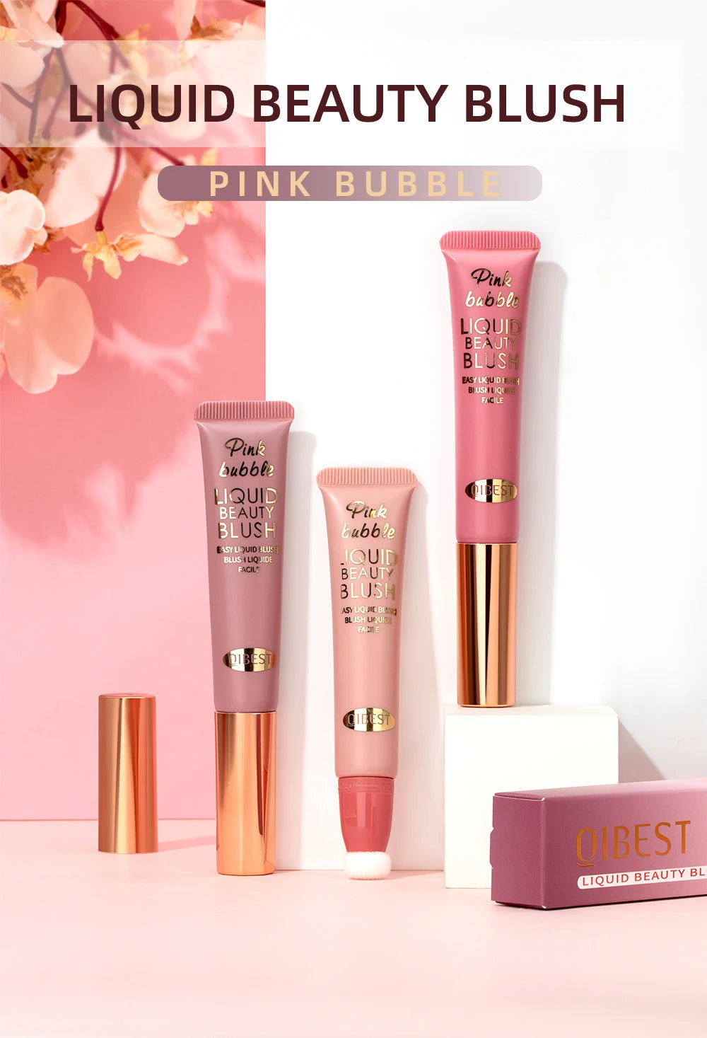 Makeup Multi-use Contour Blush Stick Brighten Cheek Cosmetic Soft Smooth Face Liquid Blusher Natural Bronzers Highlighters Tint