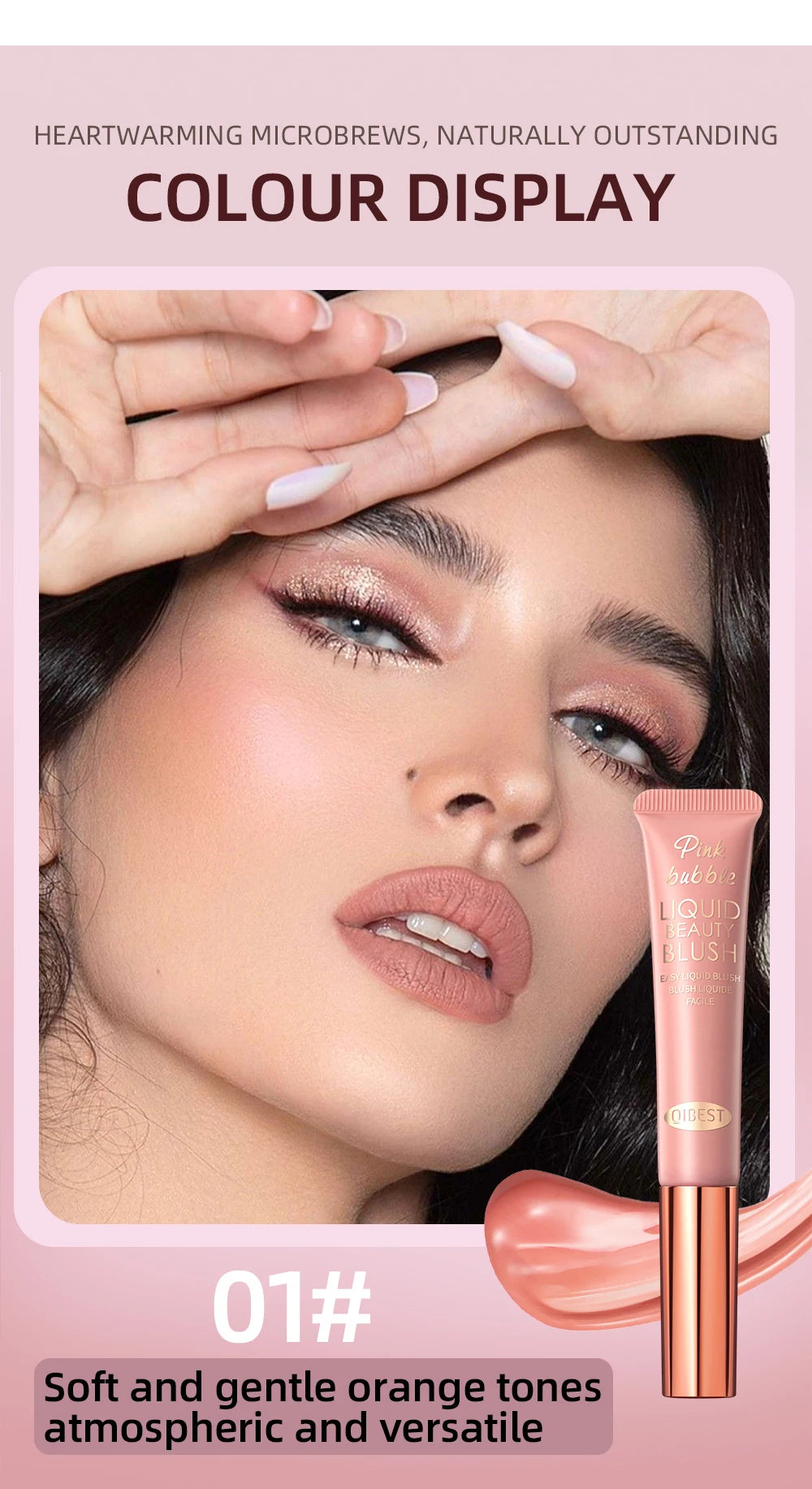 Makeup Multi-use Contour Blush Stick Brighten Cheek Cosmetic Soft Smooth Face Liquid Blusher Natural Bronzers Highlighters Tint