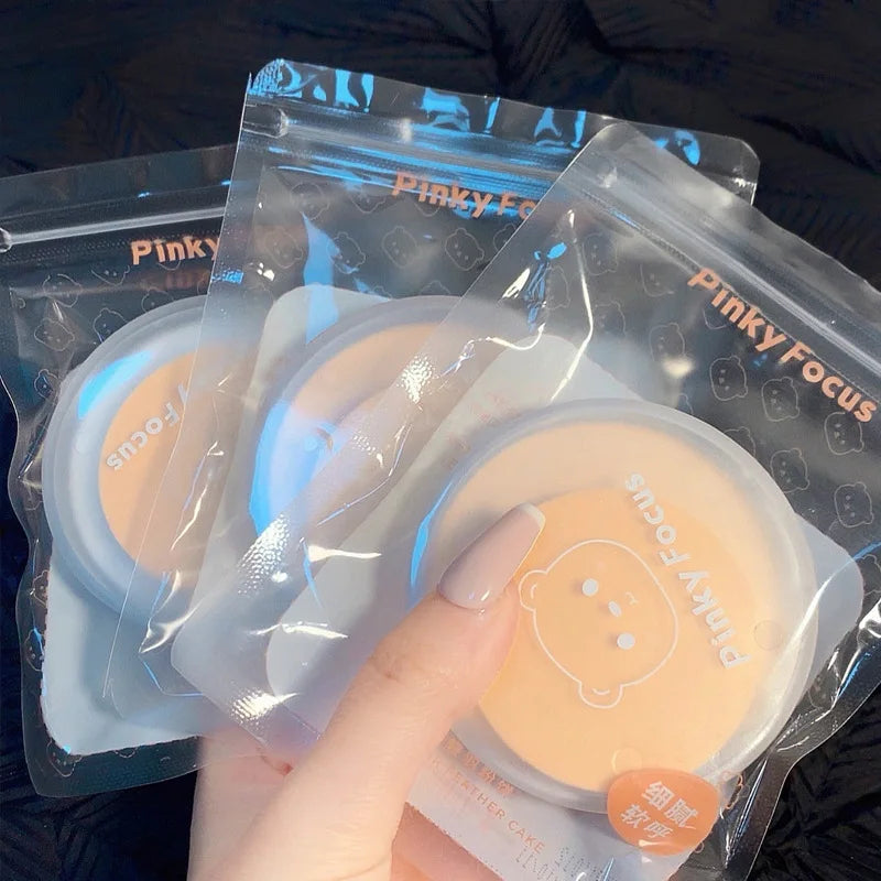Pressed Powder White Brighten Transparent Oil Control Concealer Lasting Natural Face Makeup Setting Powder Waterproof Cosmetic