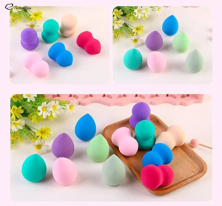 3/5/10pcs Mini Gourd Powder Puff Makeup Egg Sponge Egg Dry and Wet Ultra Soft Makeup Egg Makeup-Puff Cosmetic Puff Makeup Tools