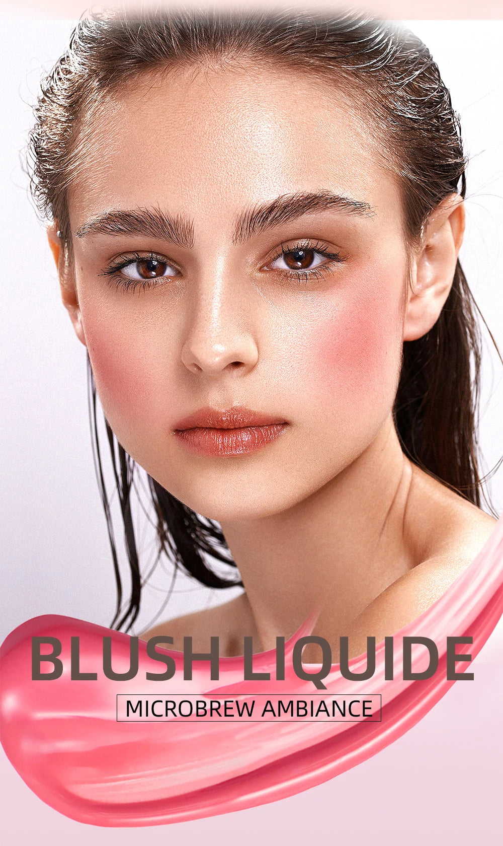 Makeup Multi-use Contour Blush Stick Brighten Cheek Cosmetic Soft Smooth Face Liquid Blusher Natural Bronzers Highlighters Tint