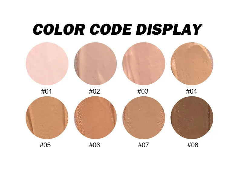 Waterproof Matte Face Liquid Foundation 30ml Full Coverage Whitening Face Concealer Makeup Base Cream Cosmetics for Women