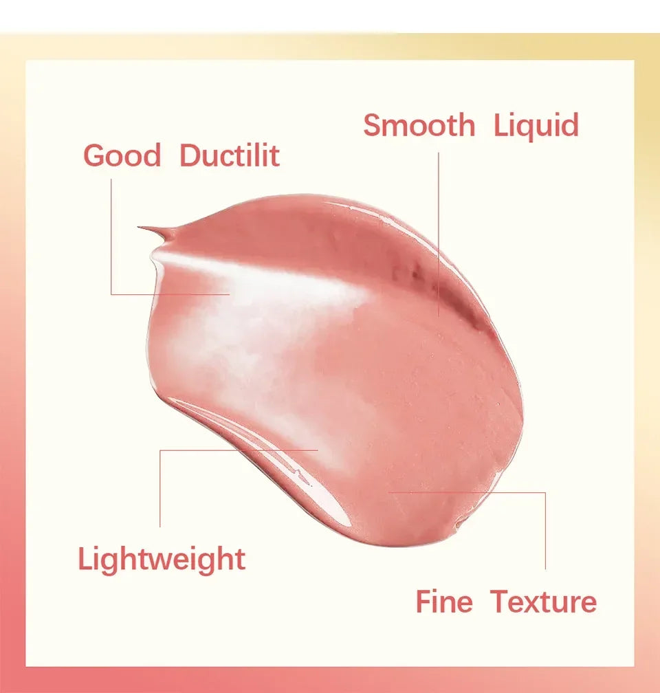 Liquid Blush Velvet Matte Eyeshadow Facial pigment Lasting Powder Fender Beautiful Natural Cream Orange Peach Rare Blush Makeups