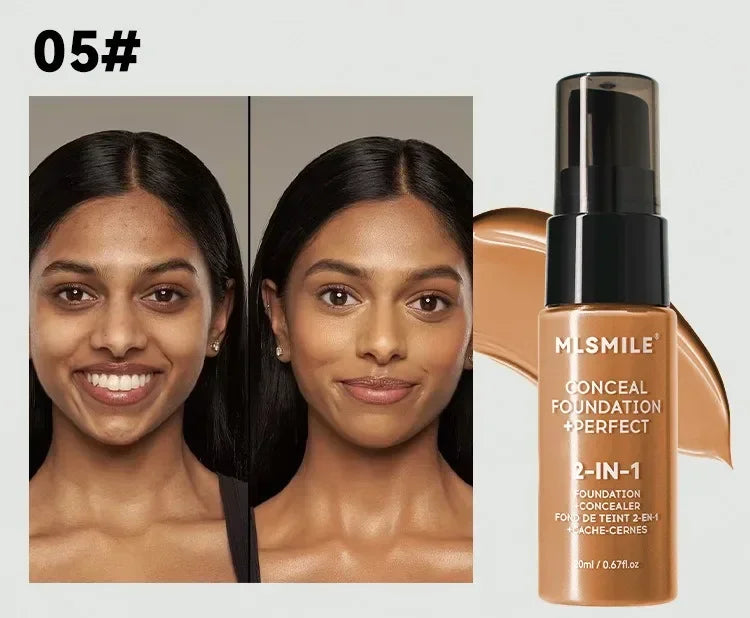 Waterproof Face Foundation Cream Oil-Control Matte BBCream Lasting  Liquid Concealer Full Coverage Matte Base Face Makeup Women