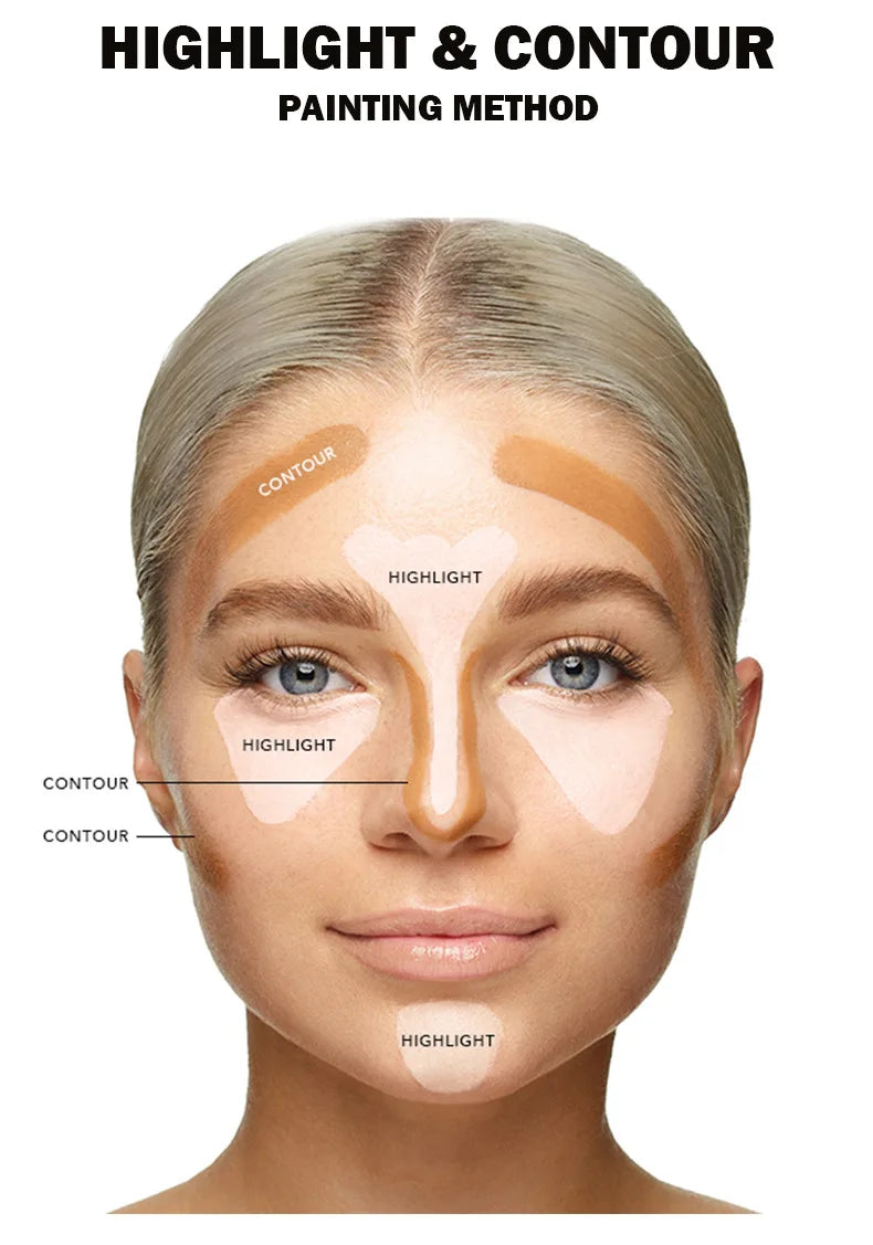 Waterproof Matte Face Liquid Foundation 30ml Full Coverage Whitening Face Concealer Makeup Base Cream Cosmetics for Women