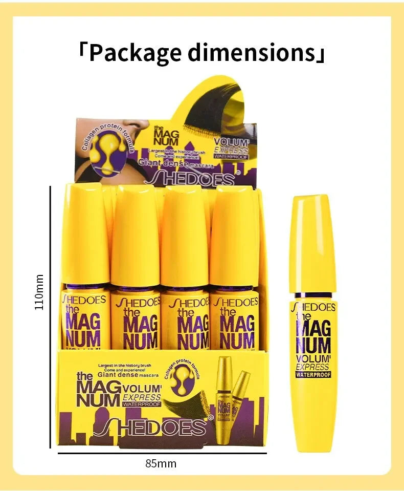 3D Mascara Eyelash Black Professional Eyelash Brush Long Lasting Natural Waterproof Curl Thick Lengthen Eye Makeup Cosmetics