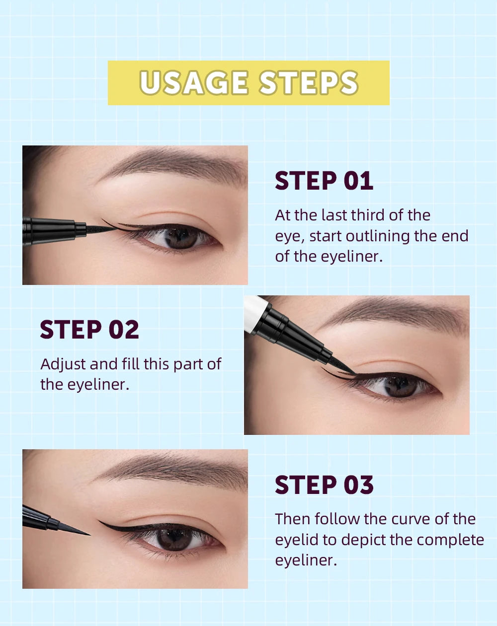 Ultra-Thin Black Eyeliner Pencil Waterproof Long Lasting Smooth 12 Colors Colorful Liquid Eyeliner High Makeup Pigment Eye Liner