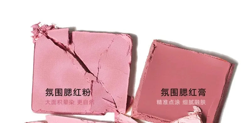 Judydoll 4 Color Blush Highlight Palette Expanding Color Matte Highlight Brightening Blush Cream Powder Blush Mud
