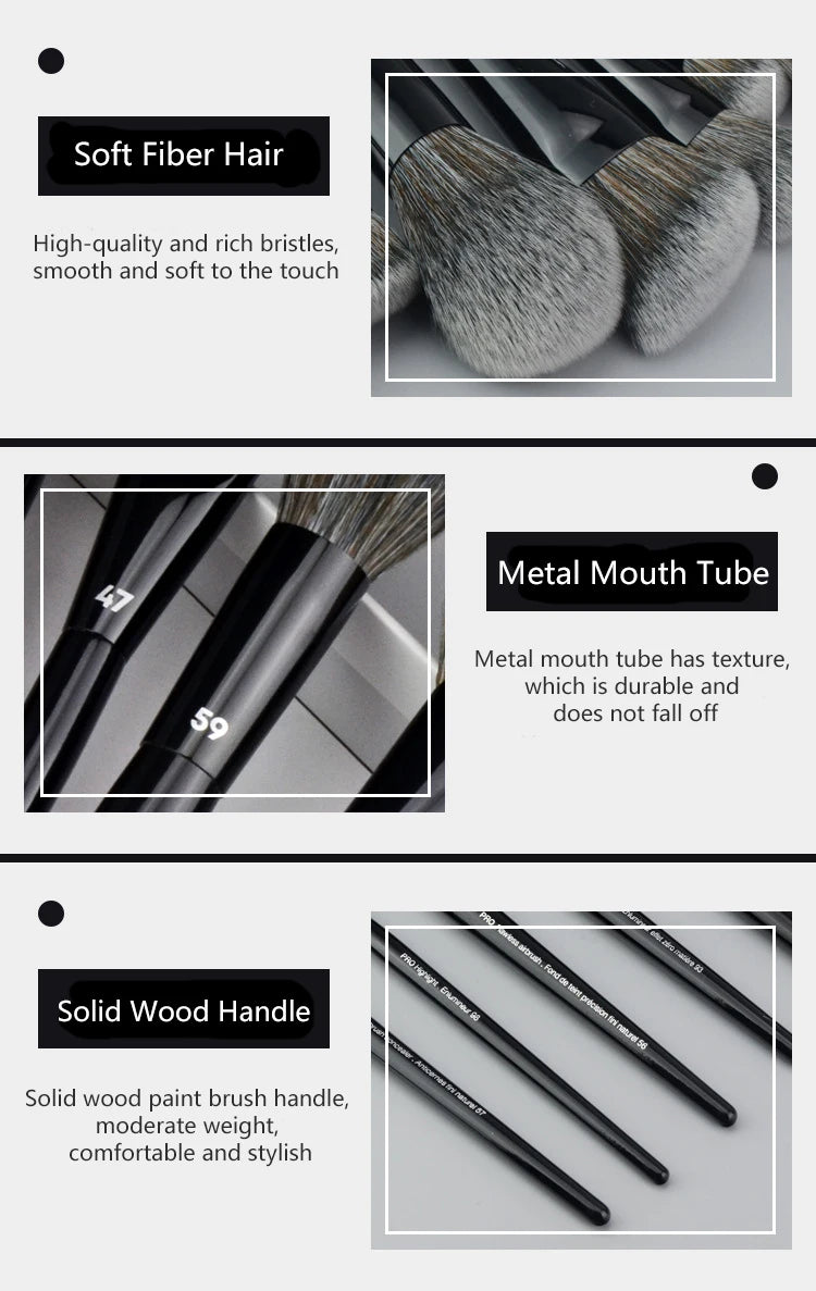 SP-B Series Makeup Brushes Soft Fluffy For Cosmetic Beauty Foundation Powder Eyeshadow Concealer Blending Blush Makeup Brush