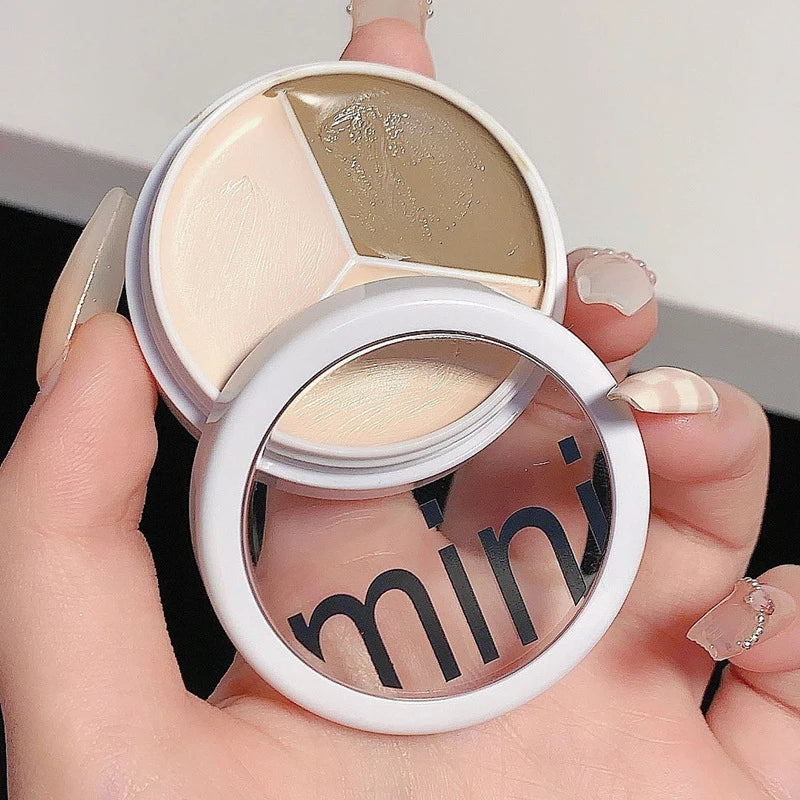 3 Colors Brand Foundation Concealer for Dark Circles,Tears,Freckles,Acne,Pigmentation blemishes Waterproof Full Coverage Makeup