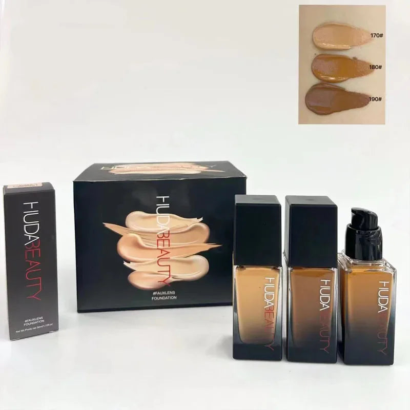 34ml Flawless Liquid Foundation Matte Concealer Nourishing Long-Lasting Facial Makeup Concealed Pores Fine Breathable Cosmetics