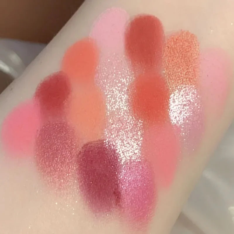 16 Colors Eyeshadow Palette Matte Glitter Pearlescent Powder Delicate Easy To Clear Shimmer Eye Shadow Green Spirit Make Up